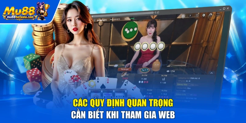 Các quy định quan trọng cần biết khi tham gia web
